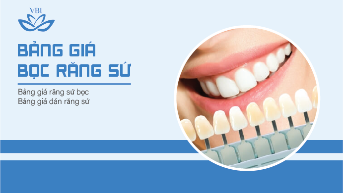 Bảng giá bọc răng sứ tại Hà Nội