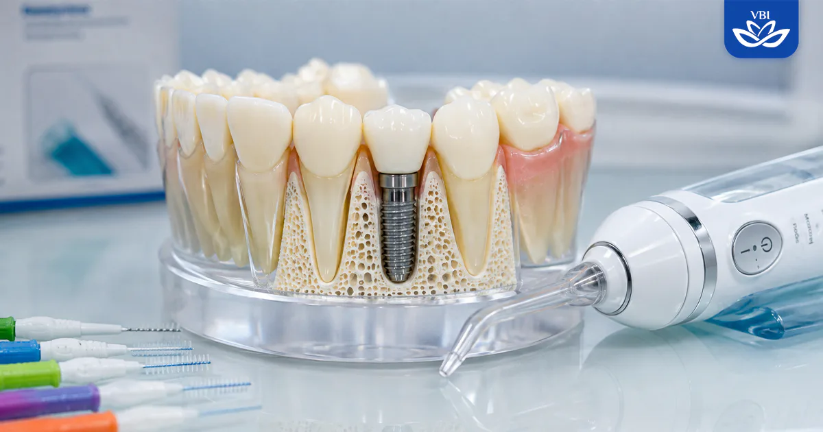 Cẩm Nang Chăm Sóc Sau Trồng Răng Implant: Timeline 6 Tháng Để Trụ Tích Hợp Xương Đạt 99.4%