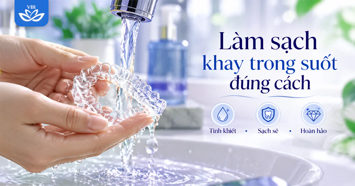 Cách vệ sinh khay Invisalign chuẩn y khoa: Giữ khay luôn trong suốt và không mùi hôi